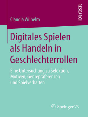 cover image of Digitales Spielen als Handeln in Geschlechterrollen